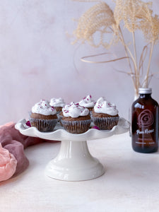 Coconut Rose Mini Cupcakes