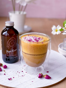 Tumeric Rose Latte